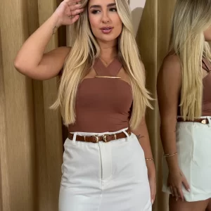 Short Saia Celeste